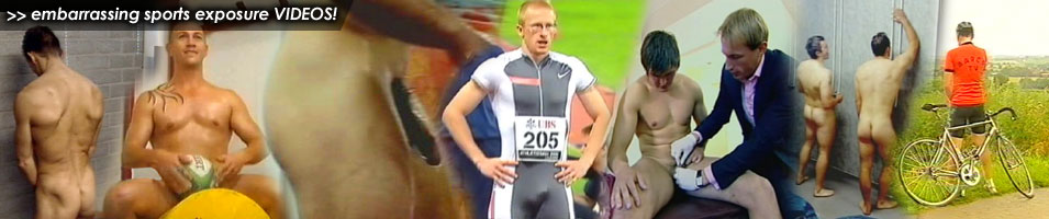 There's nothing sexier than a sportsman's bulge in a tight lycra running suit. A sneaky glimpse of a cyclist taking a piss. Or enjoying the embarrassment of an athlete having his cock checked by a doctor. Add to that videos of buff guys showering and you've got one hot site! There's nothing sexier than a sportsman's bulge in a tight lycra running suit. A sneaky glimpse of a cyclist taking a piss. Or enjoying the embarrassment of an athlete having his cock checked by a doctor. Add to that videos of buff guys showering and you've got one hot site!