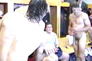 Big sweaty cocks slapping against their meaty thighs - sportsmen often forget there's a camera around when they're relaxing after a gruelling match. Big sweaty cocks slapping against their meaty thighs - sportsmen often forget there's a camera around when they're relaxing after a gruelling match.